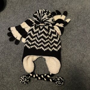 Brand new hat and gloves